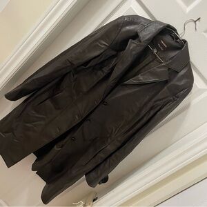 Danier Dark Brown Leather Jacket